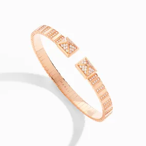 Cleo 2 Link Full Diamond Slip-On Bracelet