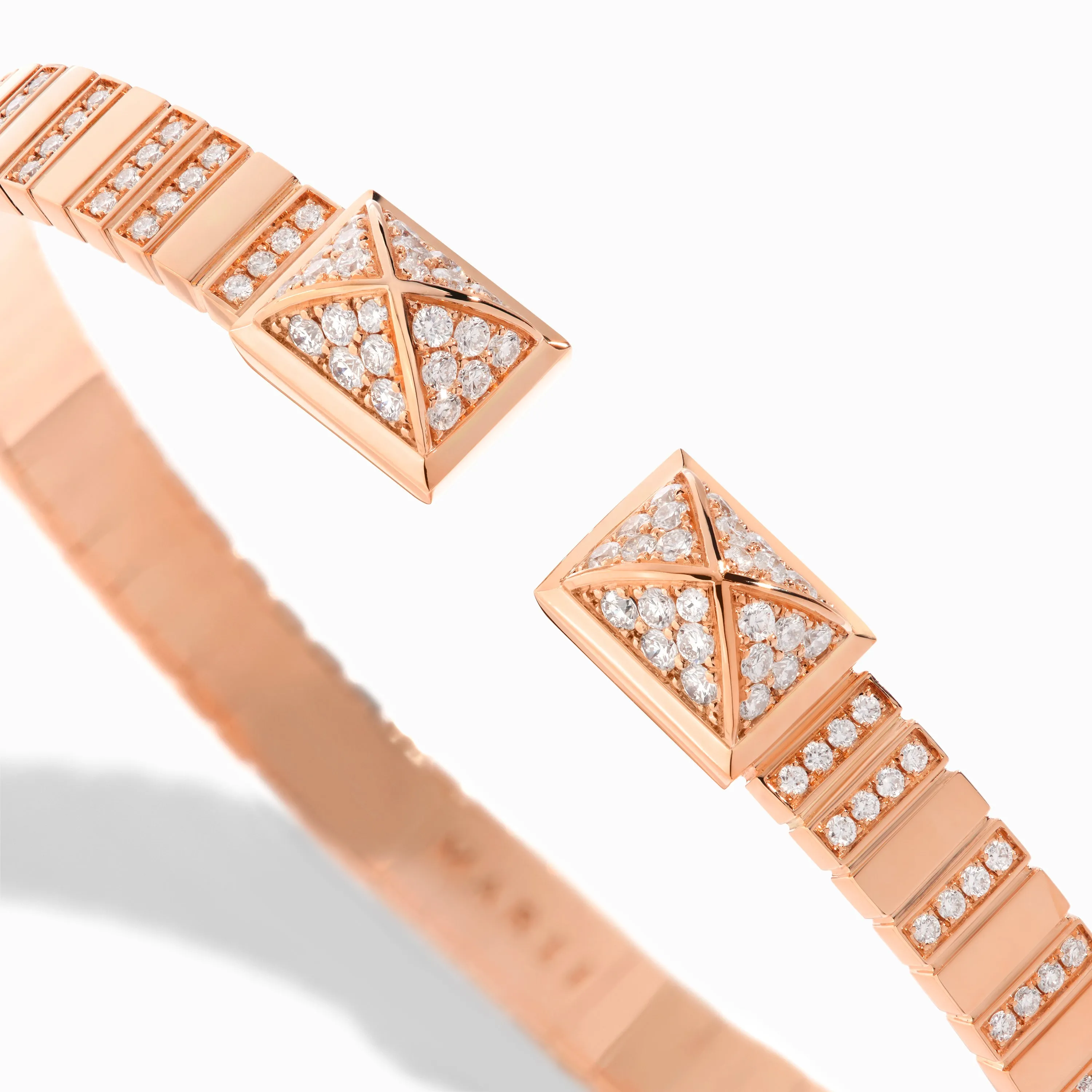 Cleo 2 Link Full Diamond Slip-On Bracelet