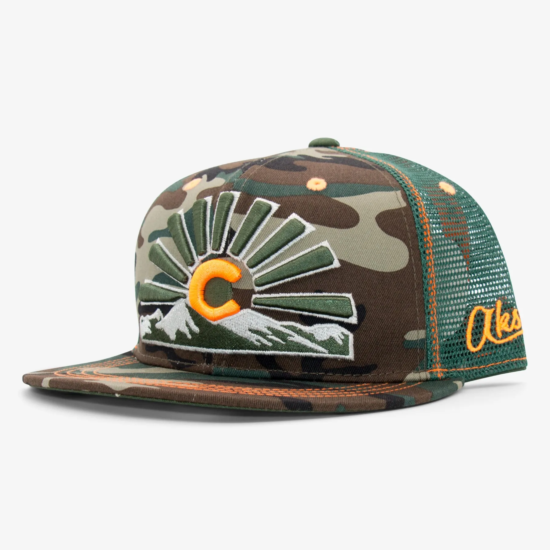 Colorado Sunset Flatbill Snapback Hat