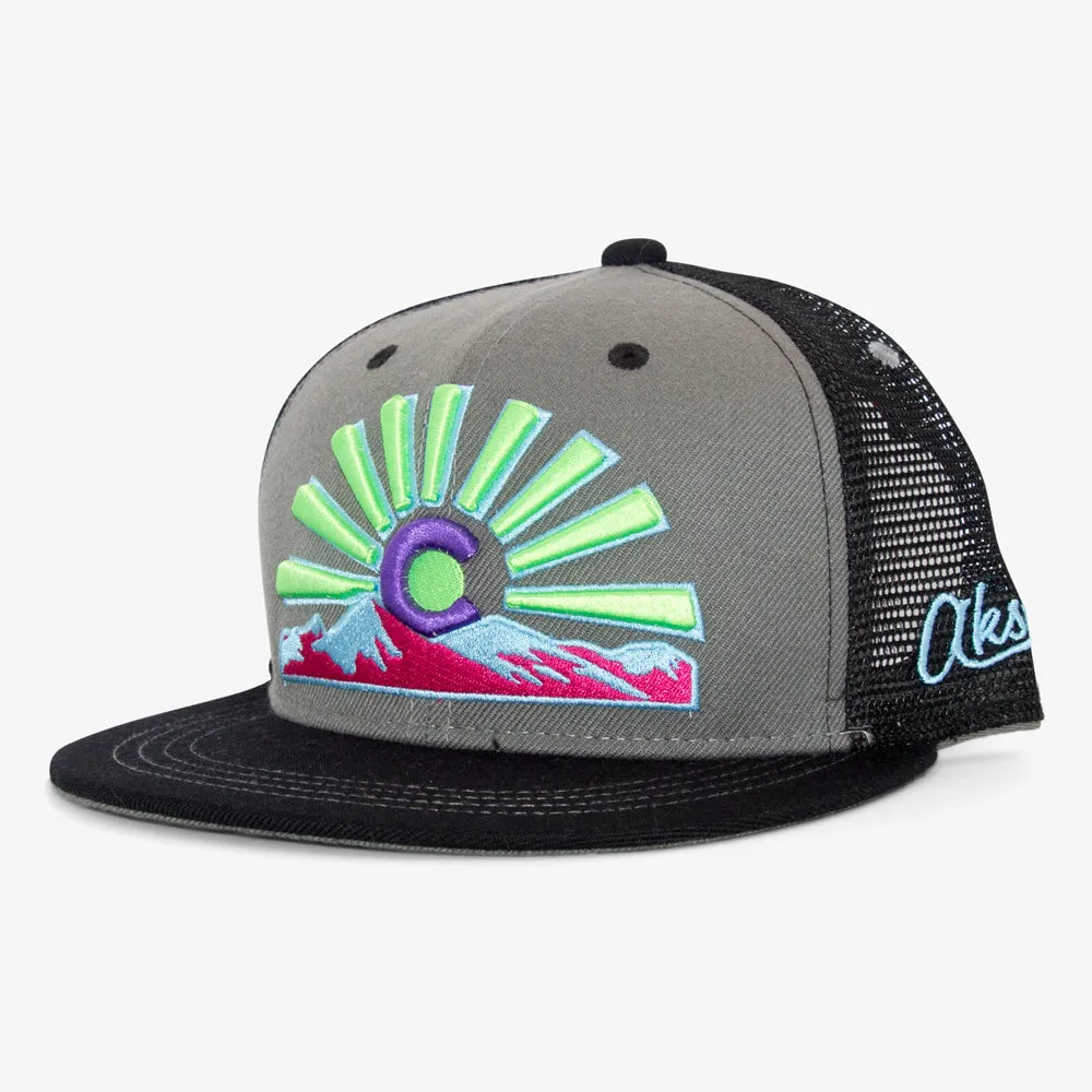 Colorado Sunset Flatbill Snapback Hat