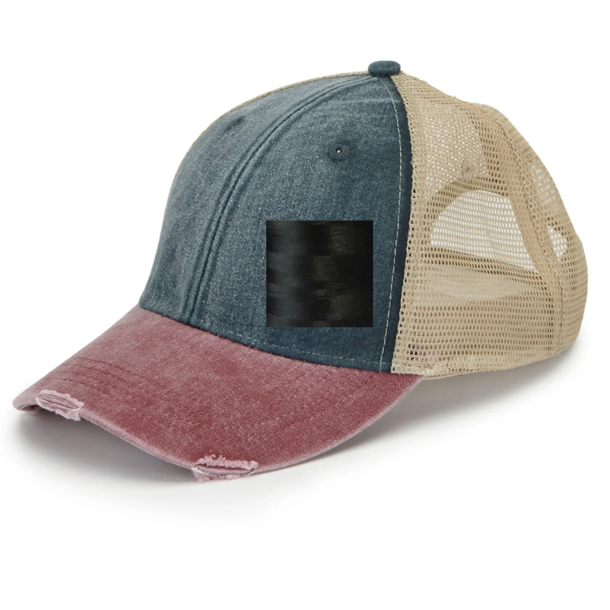 Connecticut  Hat | Distressed Snapback Trucker | state cap | many color choices