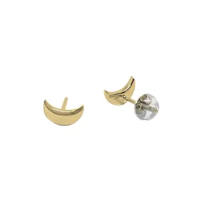 Crescent Stud Earrings