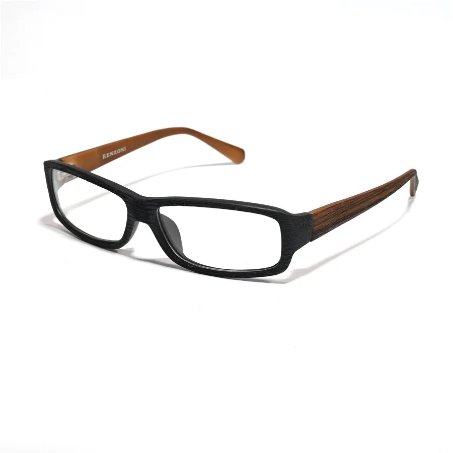 Cubojue Unisex Full Rim Small Rectangle Black Tr 90 Titanium Myopic Reading Glasses