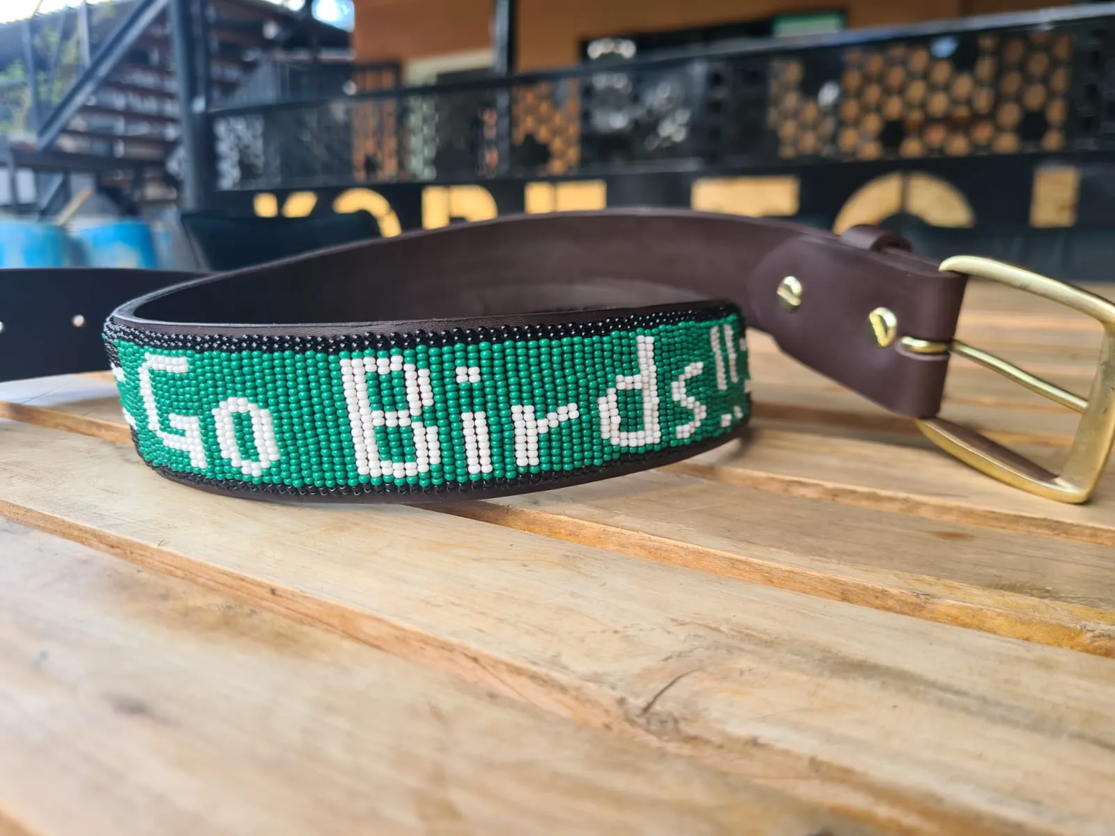 Custom Beaded Belts - PHIL EAGLES