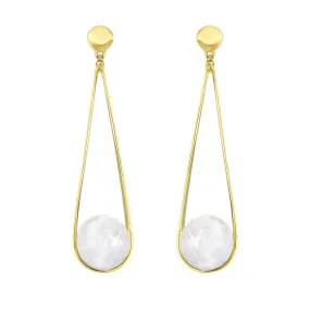 Dean Davidson Ipanema Earrings in Moonstone/Gold