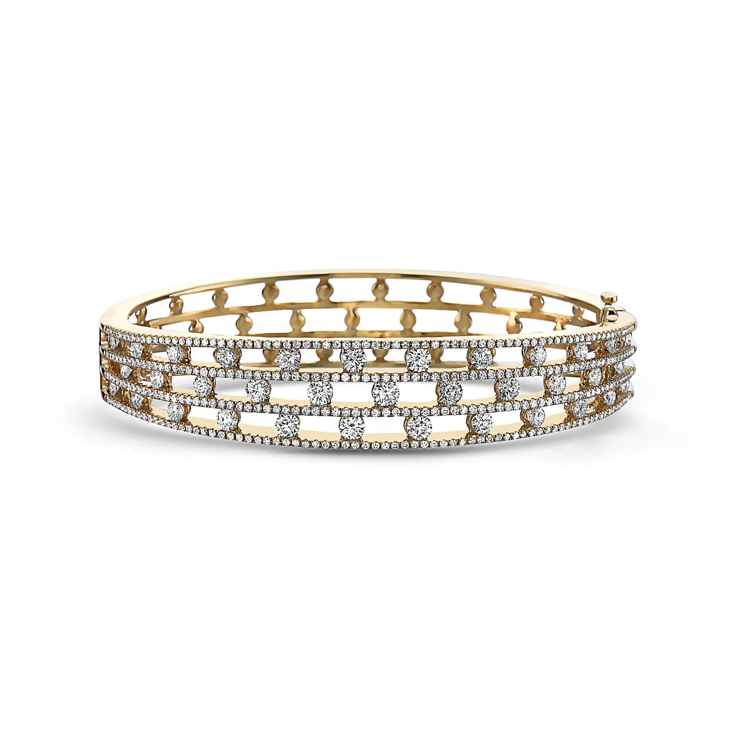 Diamond Air Triple Row Bracelet