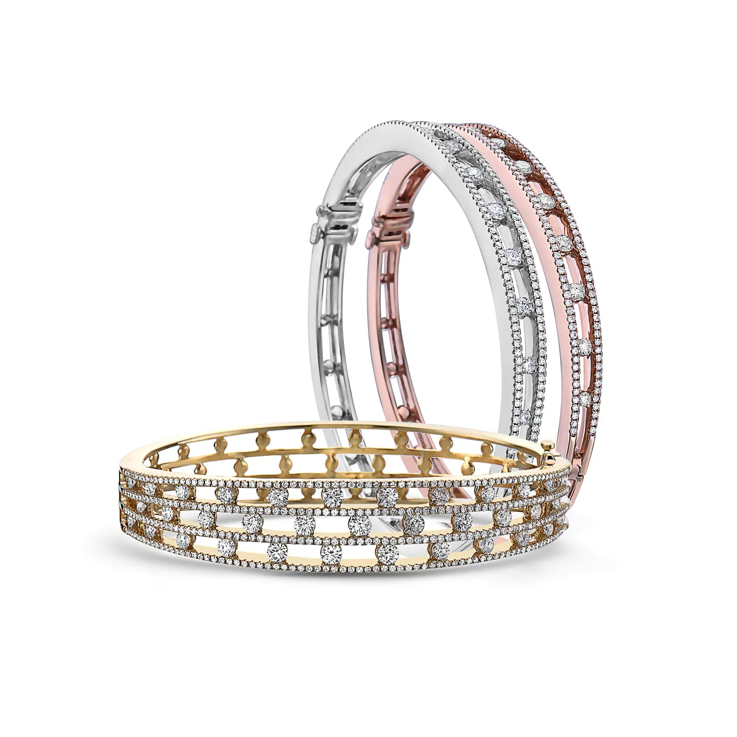 Diamond Air Triple Row Bracelet