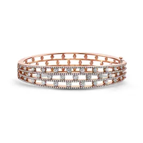 Diamond Air Triple Row Bracelet