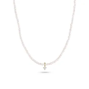 Diamond Moreau Baby Pearl Necklace