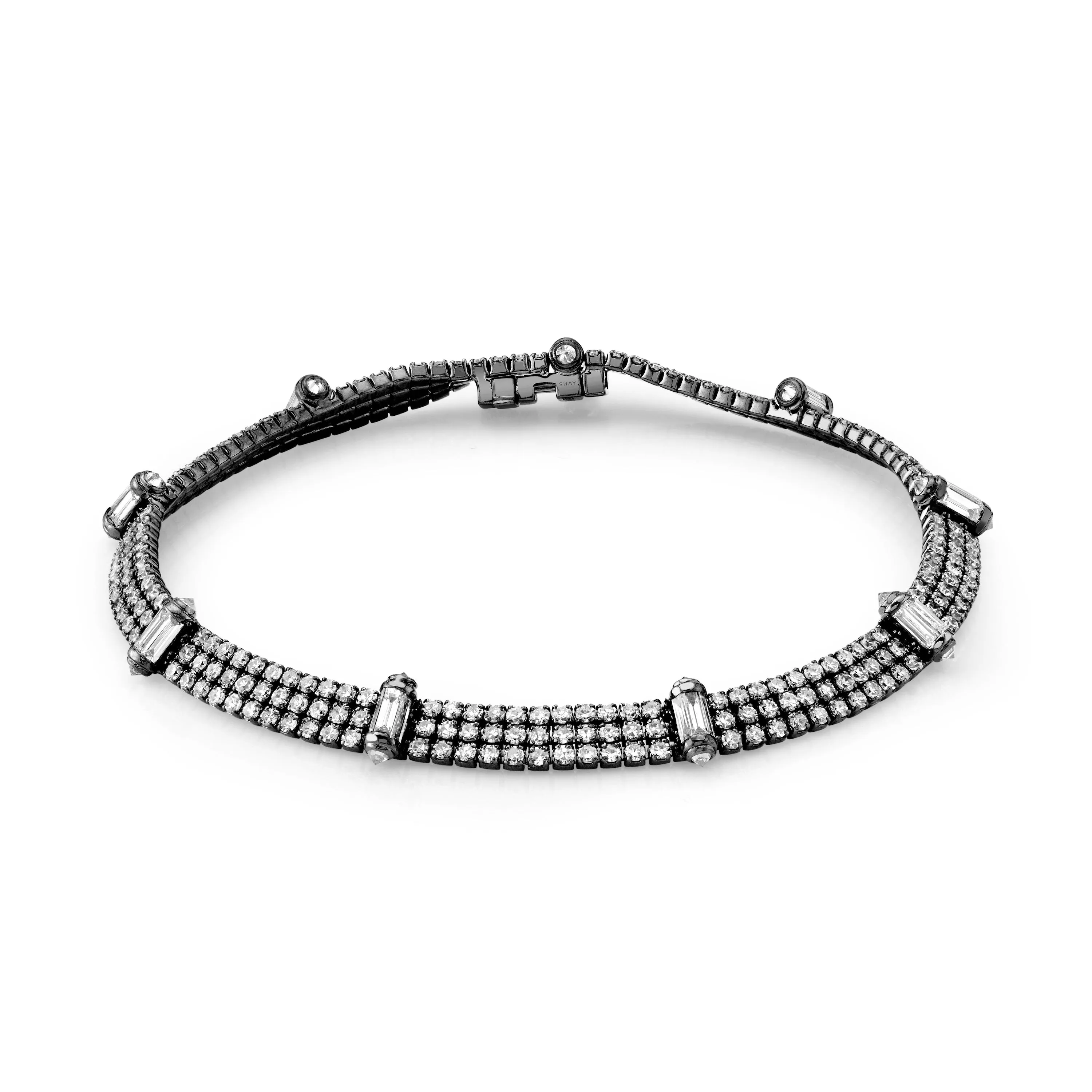 DIAMOND TRIPLE THREAD & RIPPLE BRACELET