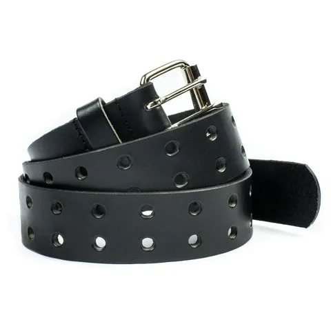 Double Hole Casual Leather Belt... USA Made!