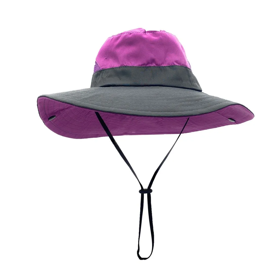 Empire Cove Womens Wide Sun Hat Ponytail Summer Sports Bucket Cap UV Protection