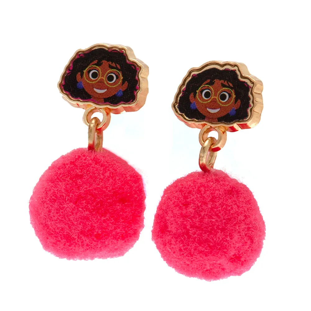 Encanto Fashion Jewellery Mirabel Pom Pom Stud Earrings