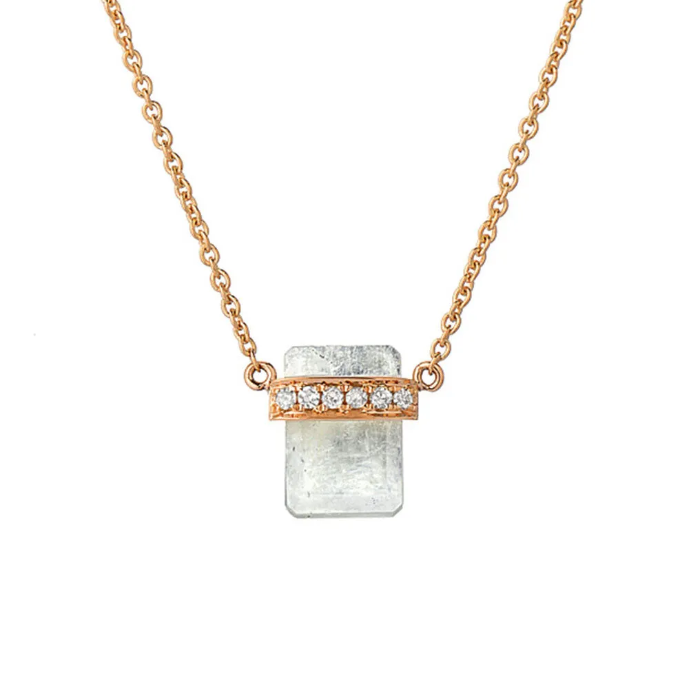 Ethos Rainbow Moonstone Necklace