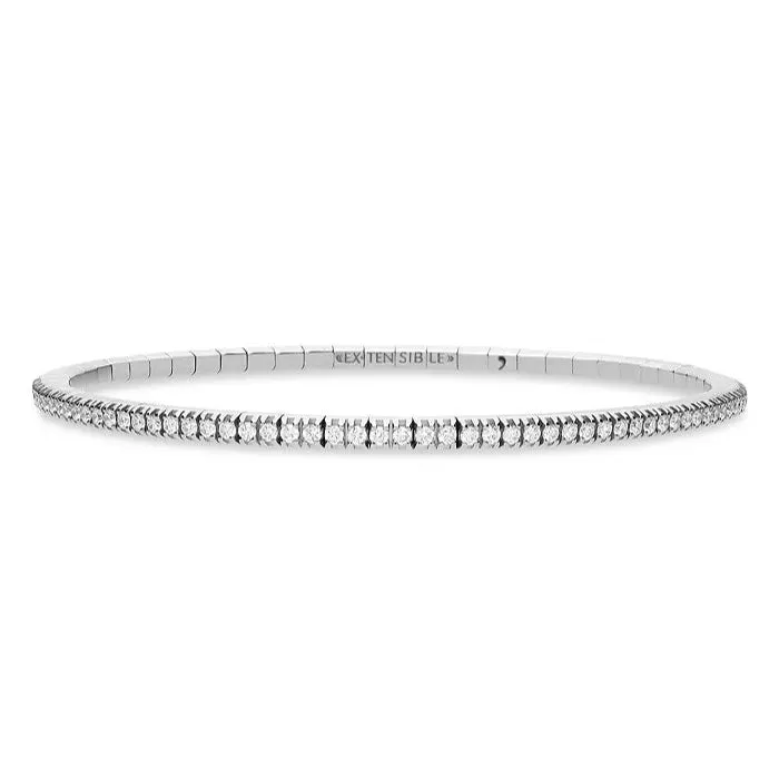 Ex-Tensible™ White Gold Diamond Stretch Tennis Bracelet