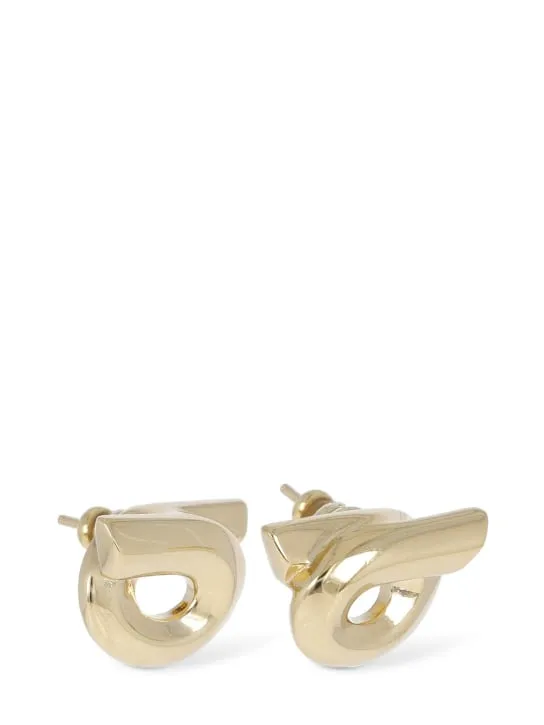 Ferragamo   New Gard 18D stud earrings 