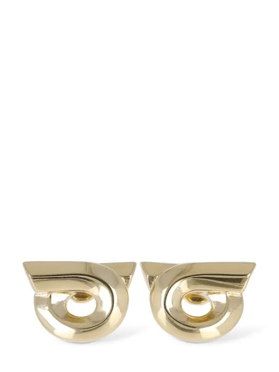 Ferragamo   New Gard 18D stud earrings 