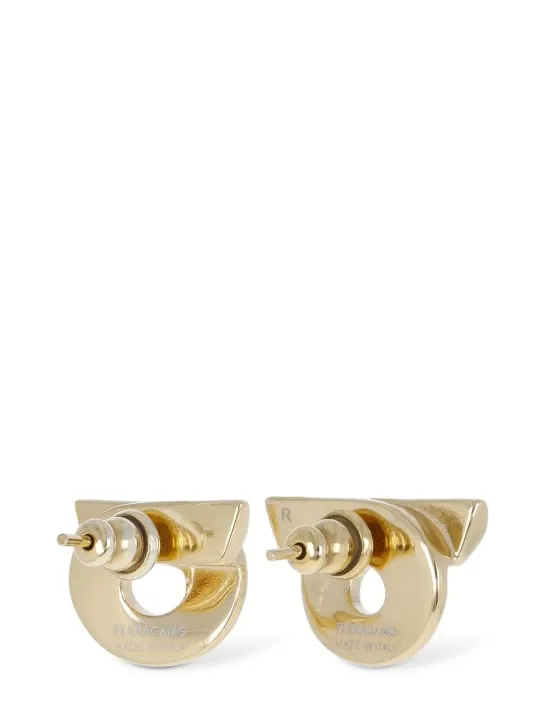 Ferragamo   New Gard 18D stud earrings 