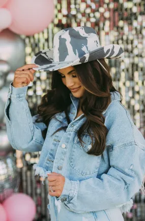 Giddy Up Cowgirl Hat- Black