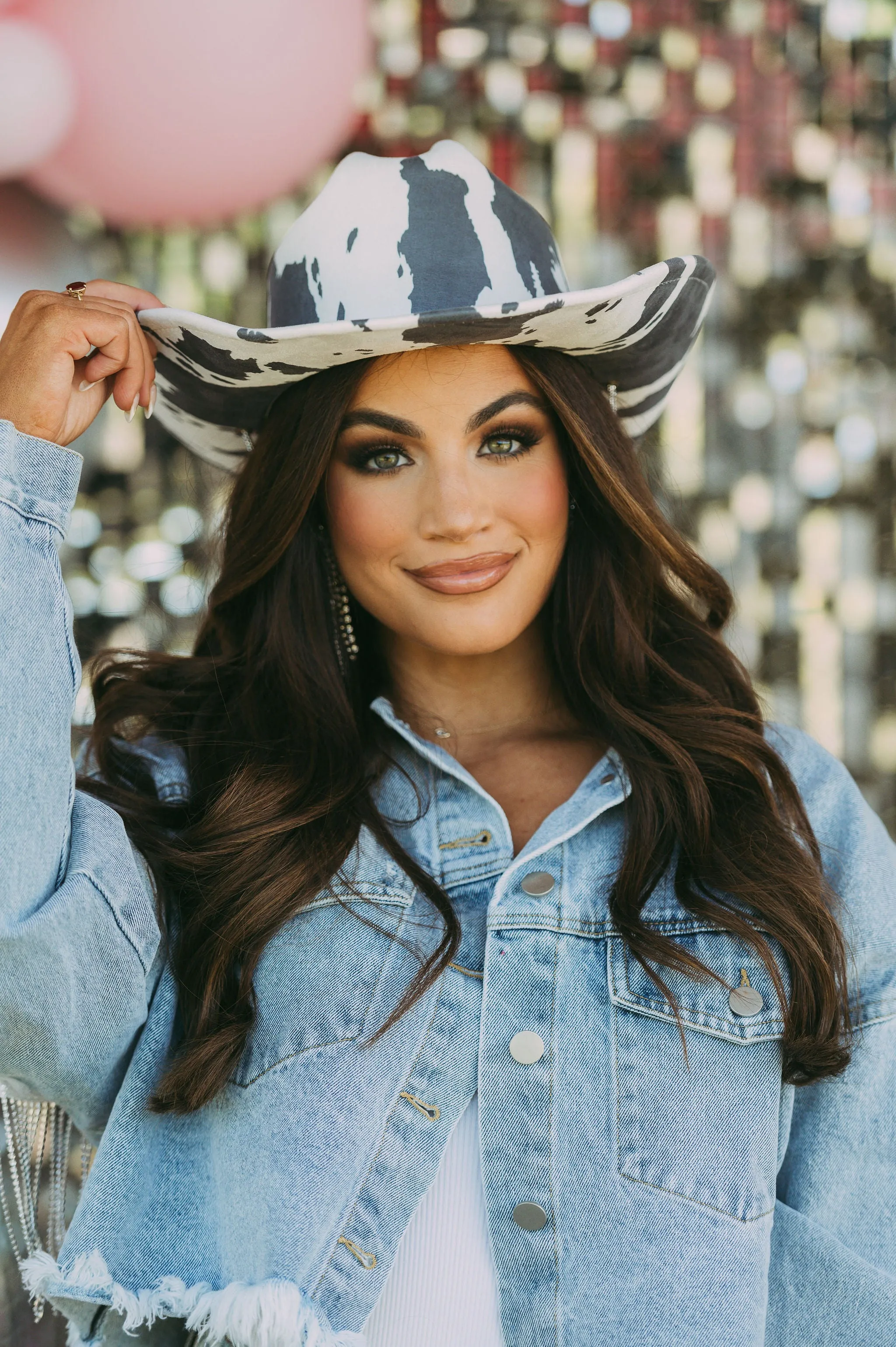 Giddy Up Cowgirl Hat- Black