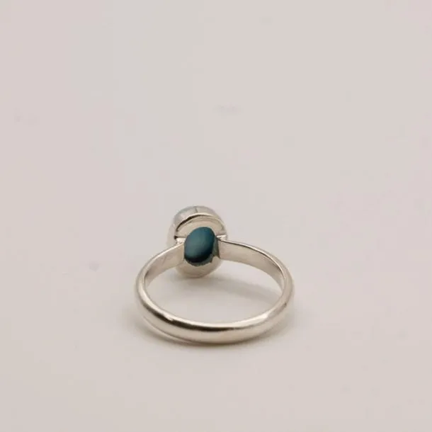 Golden Hill Turquoise Sterling Silver Ring- Size 6