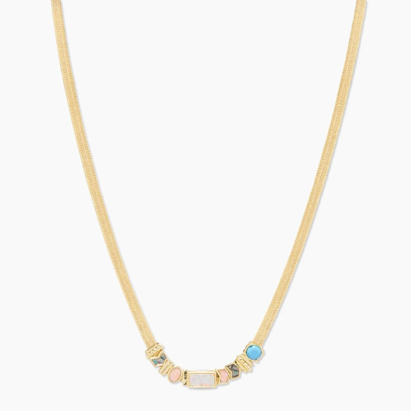 Gorjana Venice Gem Necklace (gold)