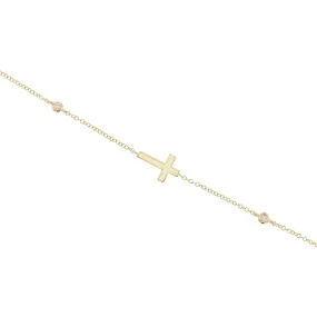 Grace Bezel Station Diamond Bracelet