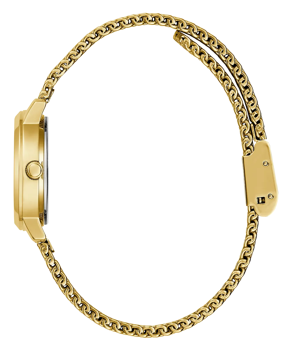 GUESS Ladies Gold Tone Analog Watch