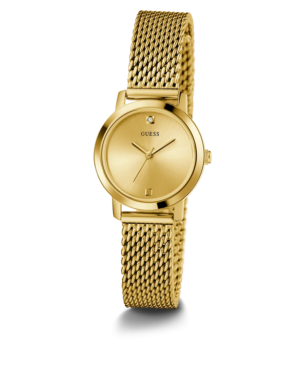 GUESS Ladies Gold Tone Analog Watch