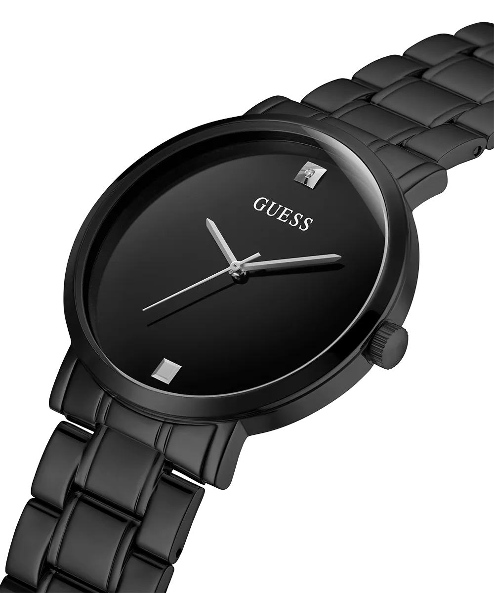 GUESS Mens Black Analog Watch