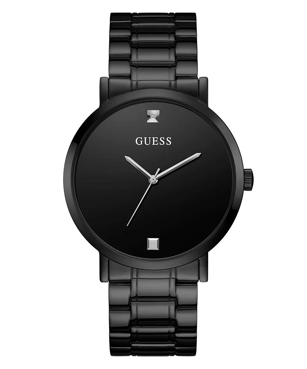 GUESS Mens Black Analog Watch