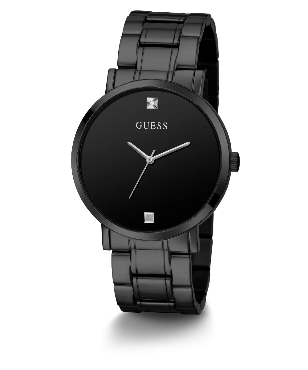 GUESS Mens Black Analog Watch