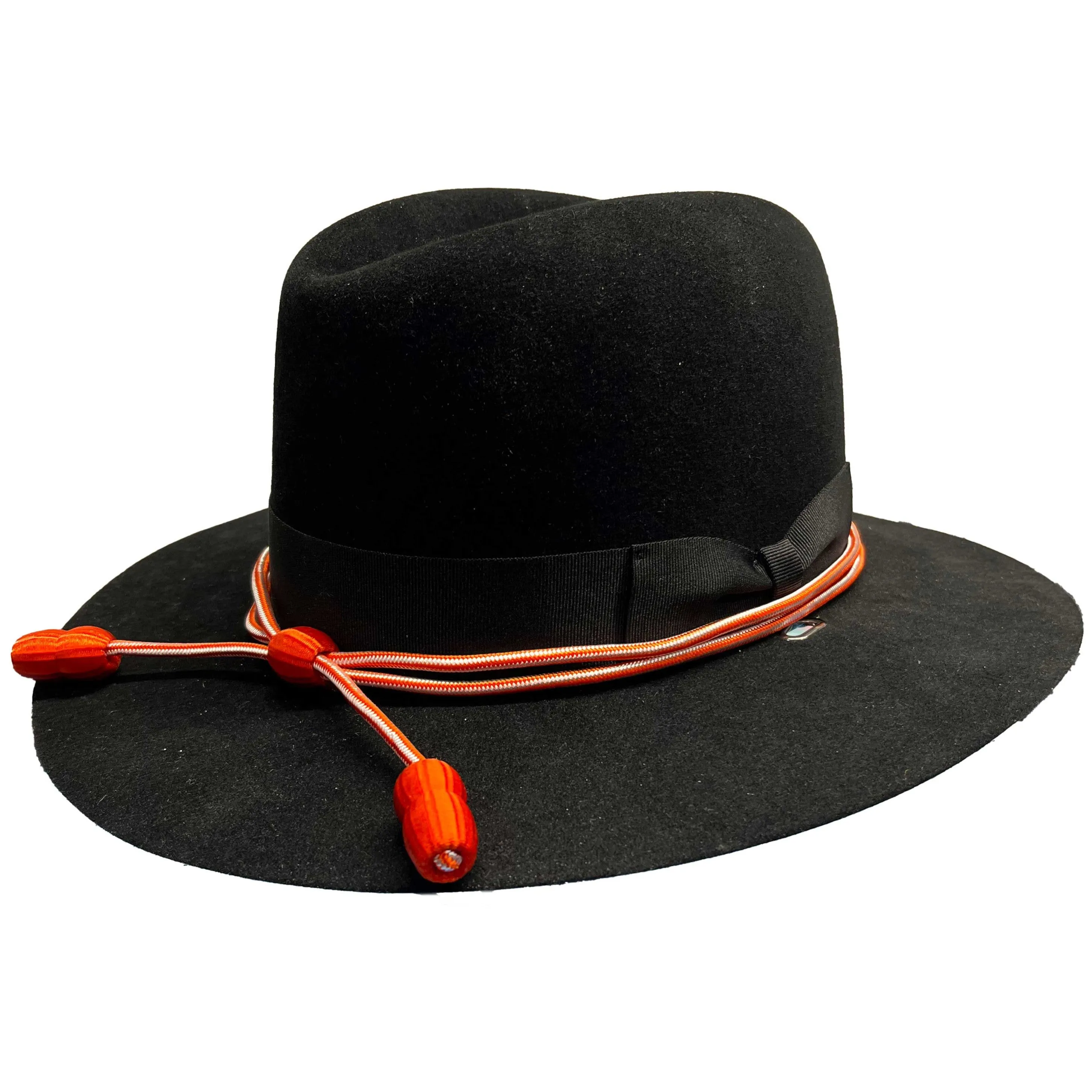 Hat Cord - Orange / White Signal