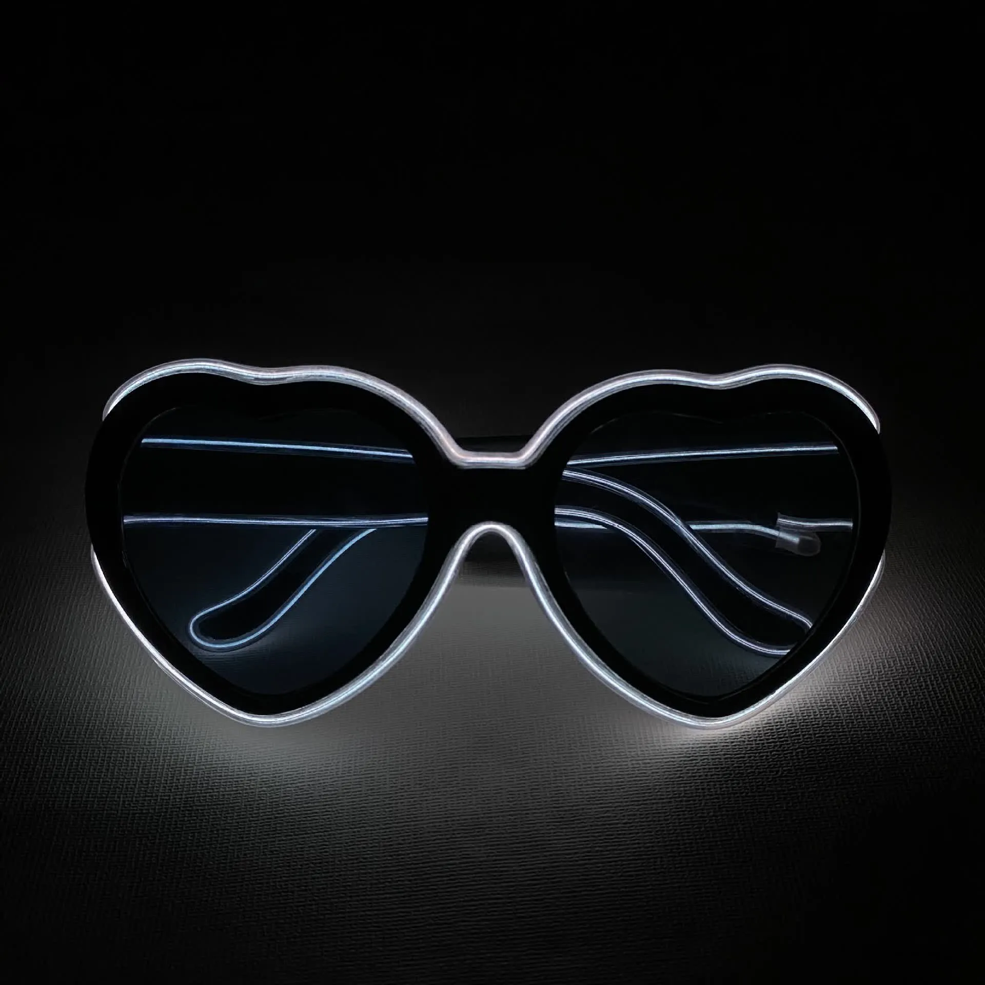 Heart Shaped Nightclub Party LED Glasses