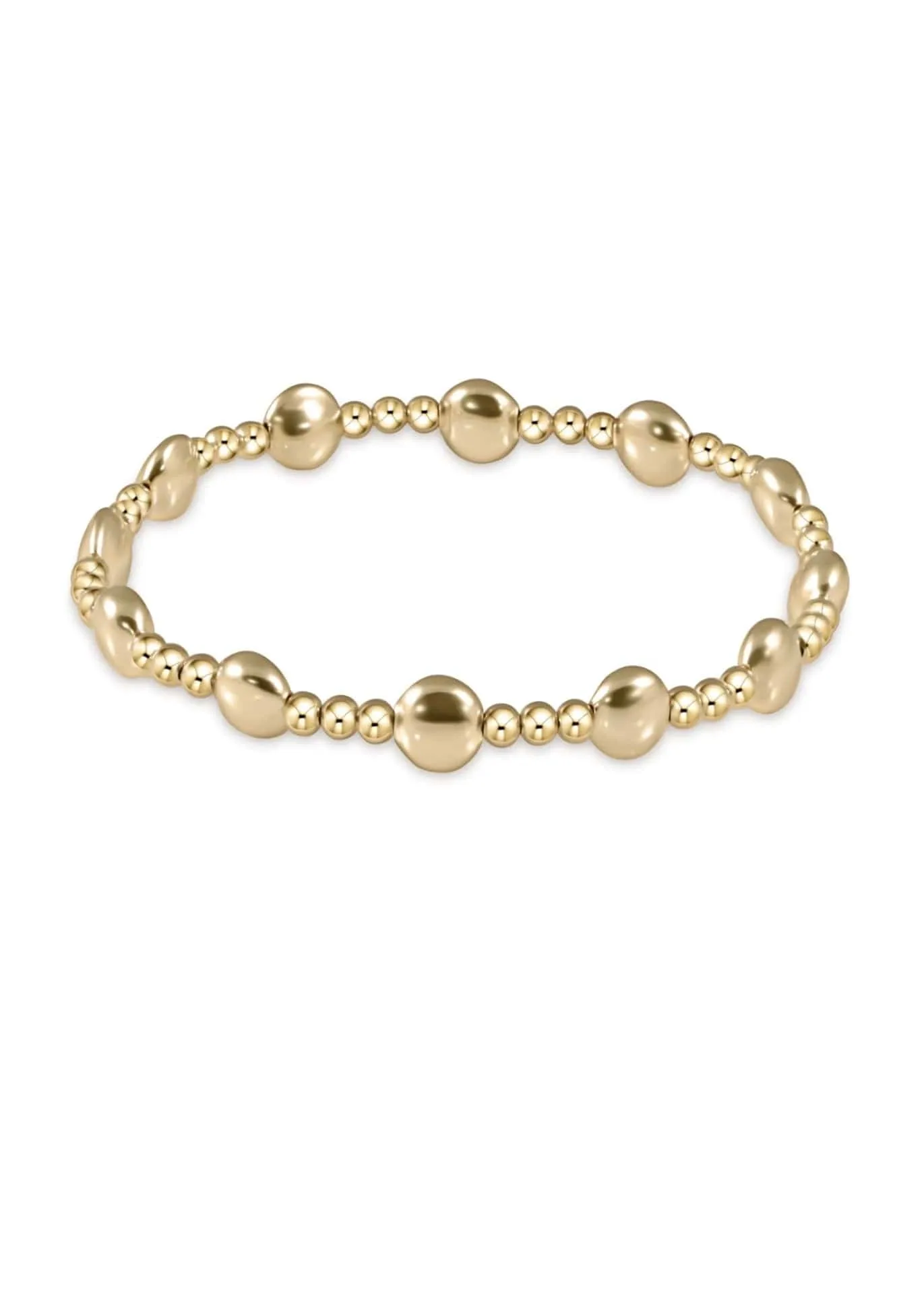 Honesty Gold Sincerity 6mm Gold Bead Bracelet