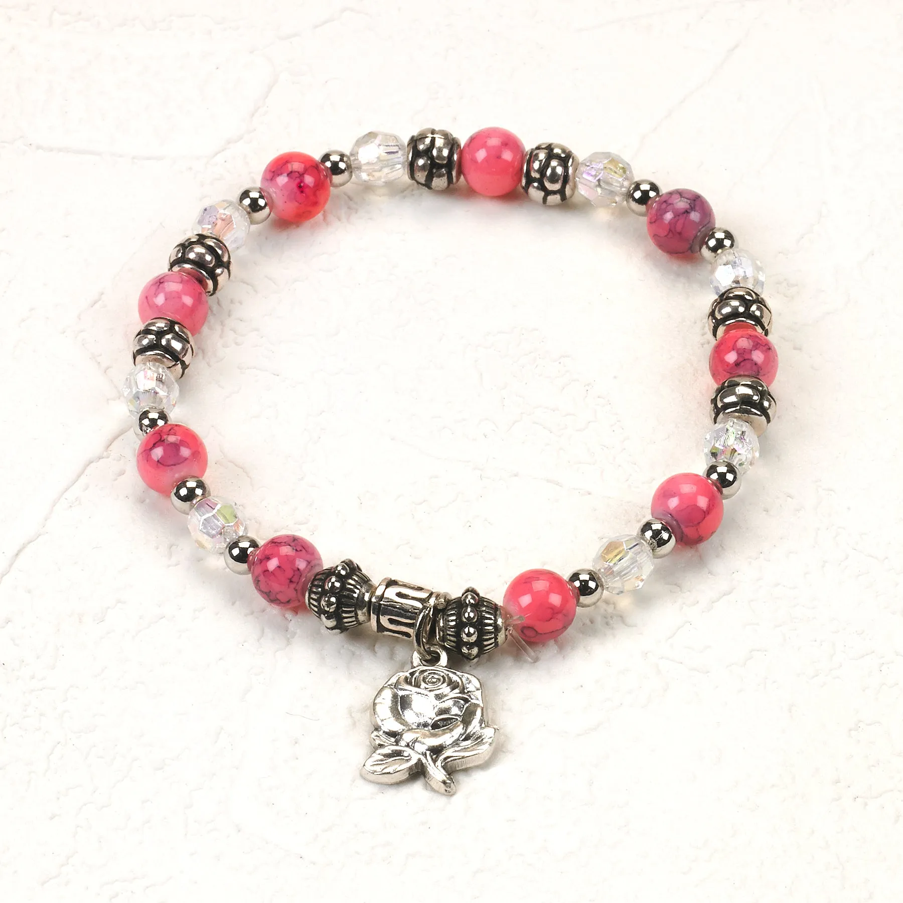 Hope - Italian Stretch Bracelet with Prayer Card - Pack of 4