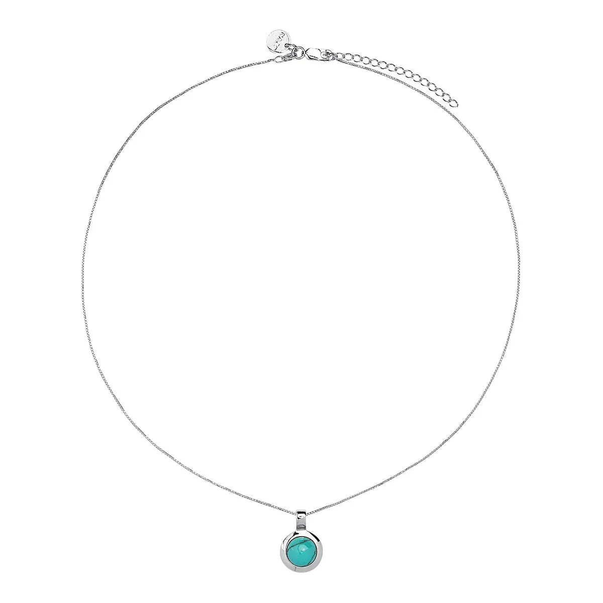 Husk Turquoise Small Necklace (45cm ext)