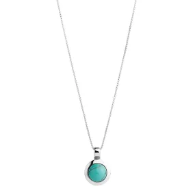 Husk Turquoise Small Necklace (45cm ext)