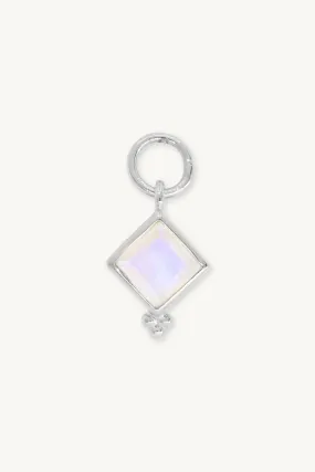 Isla Moonstone Silver Charm