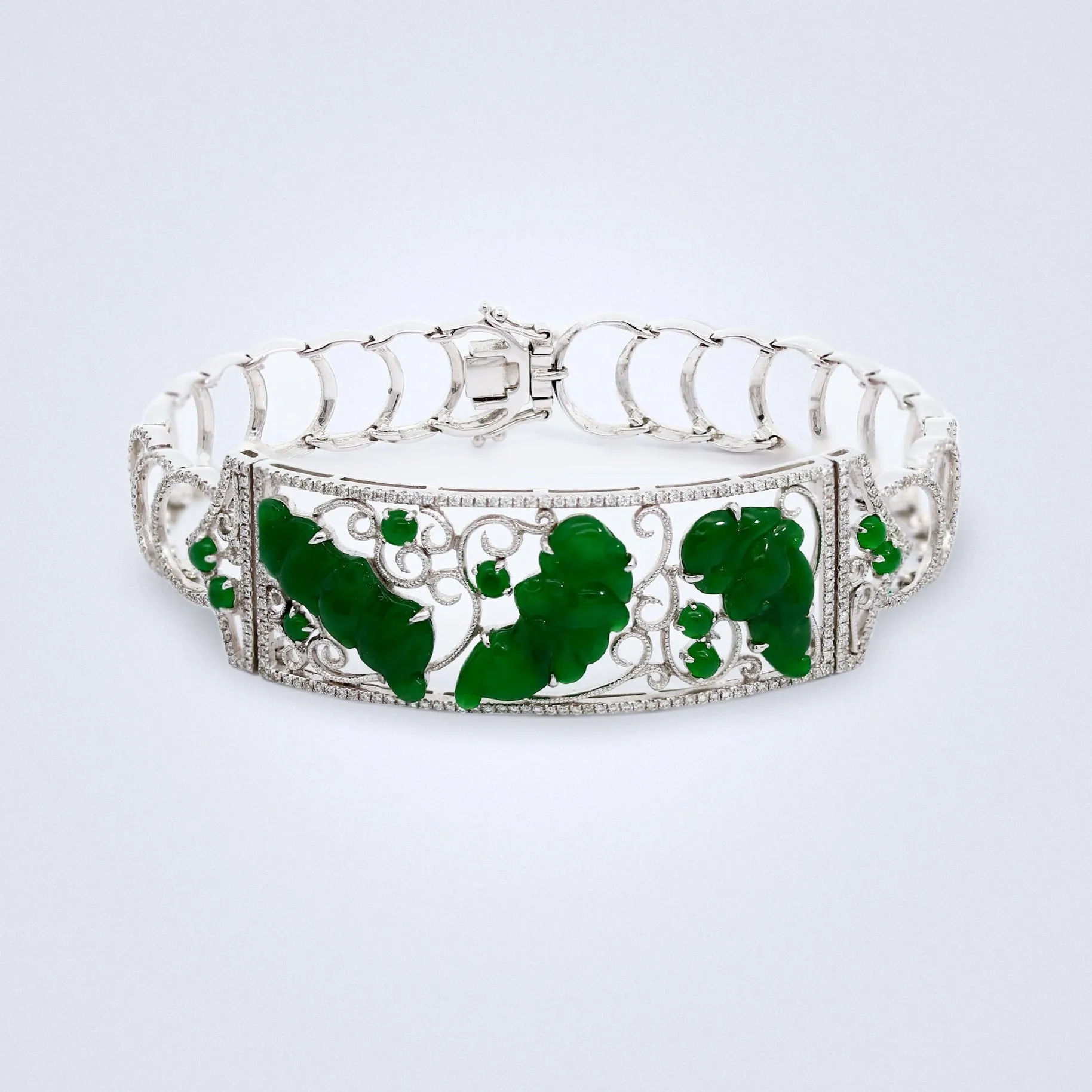 Jade Diamond Bracelet