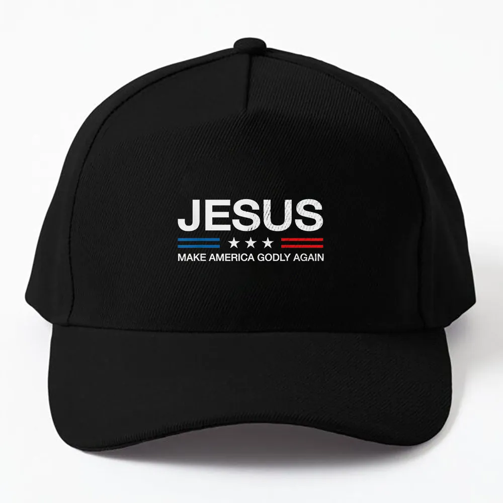 Jesus Make America Godly Again Christian Patriot God Faith Cap