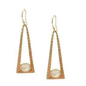 Joya Laine Moonstone Drop Earrings