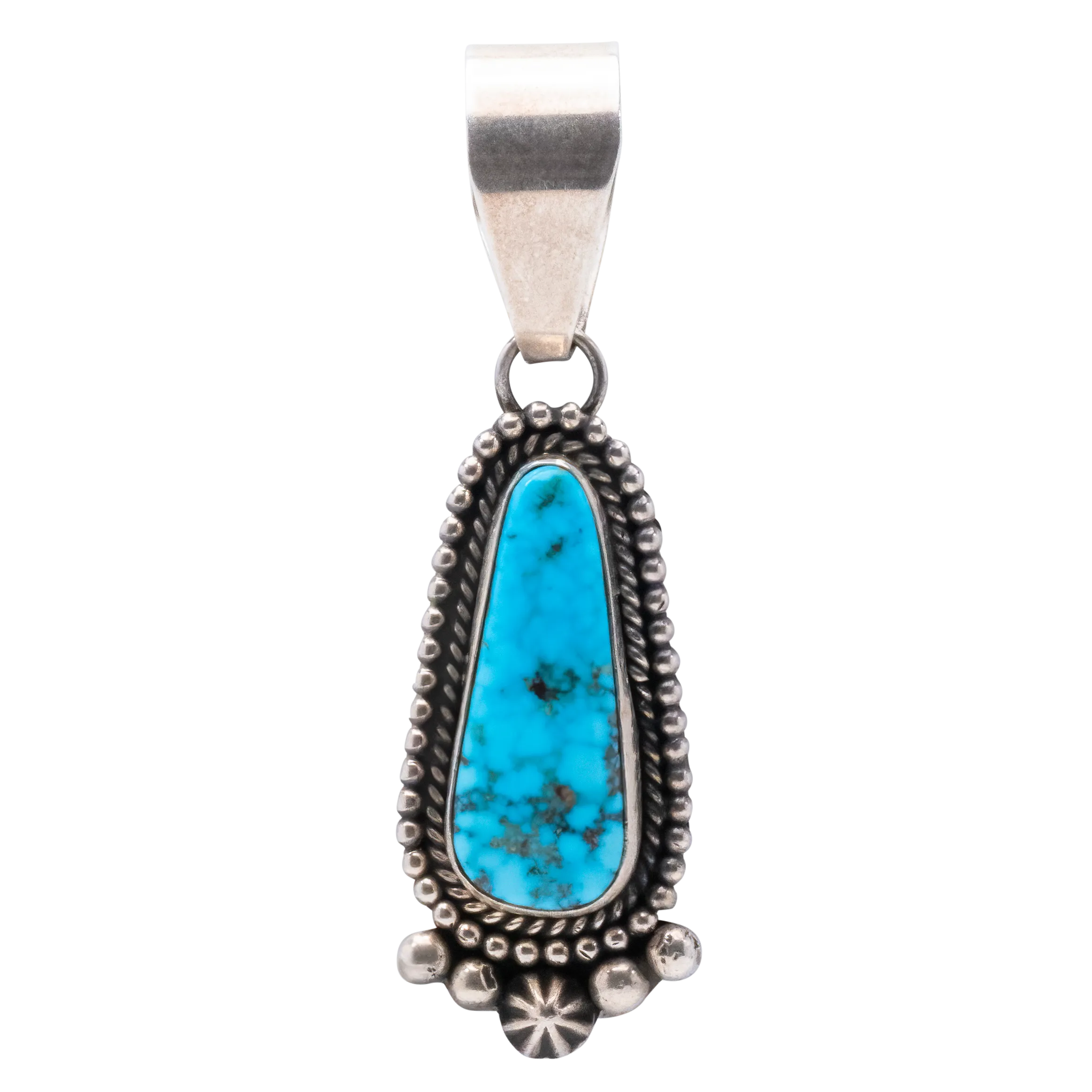 Kingman Turquoise Pendant | Linda Yazzie