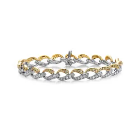 Krypell Collection Diamond Link Bracelet