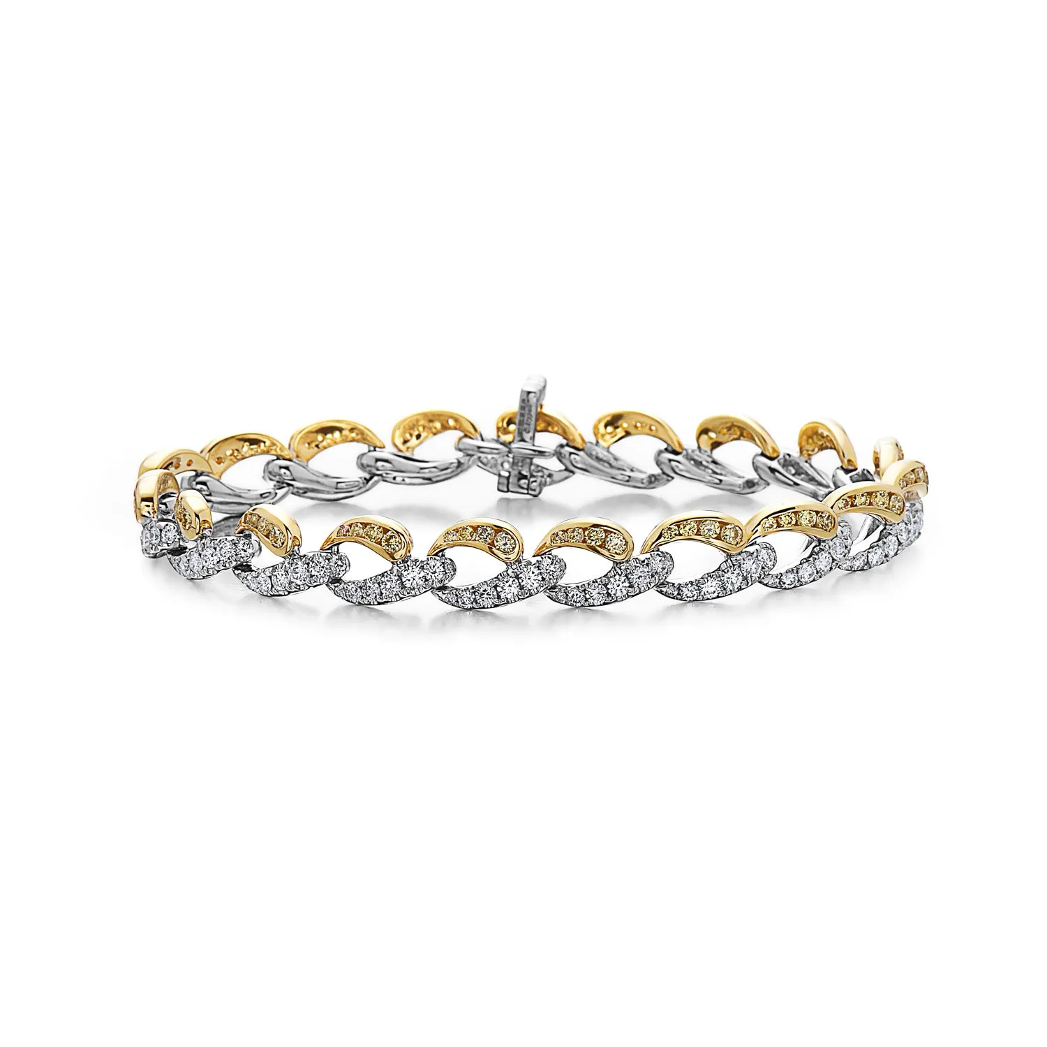 Krypell Collection Diamond Link Bracelet