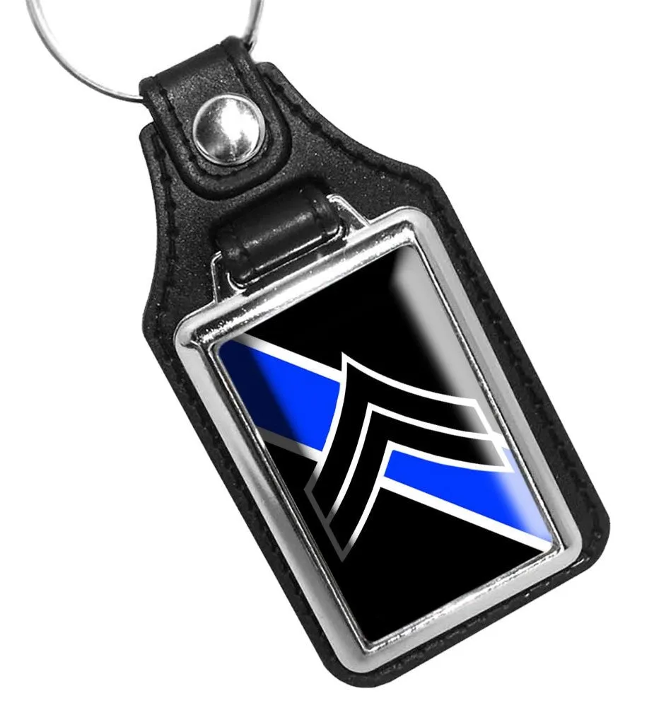 Law Enforcement Rank Key Chain Choose Your Rank