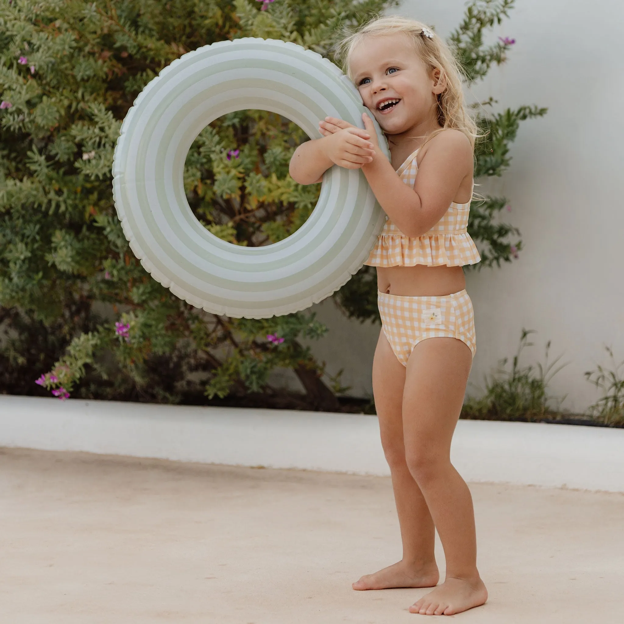 Little Dutch Flounce Bikini - Sunshine Checks