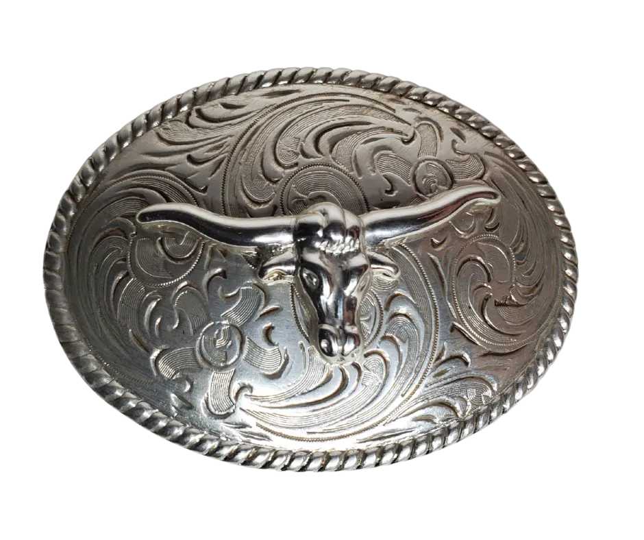 Longhorn-a-Roo Kids Belt Buckle