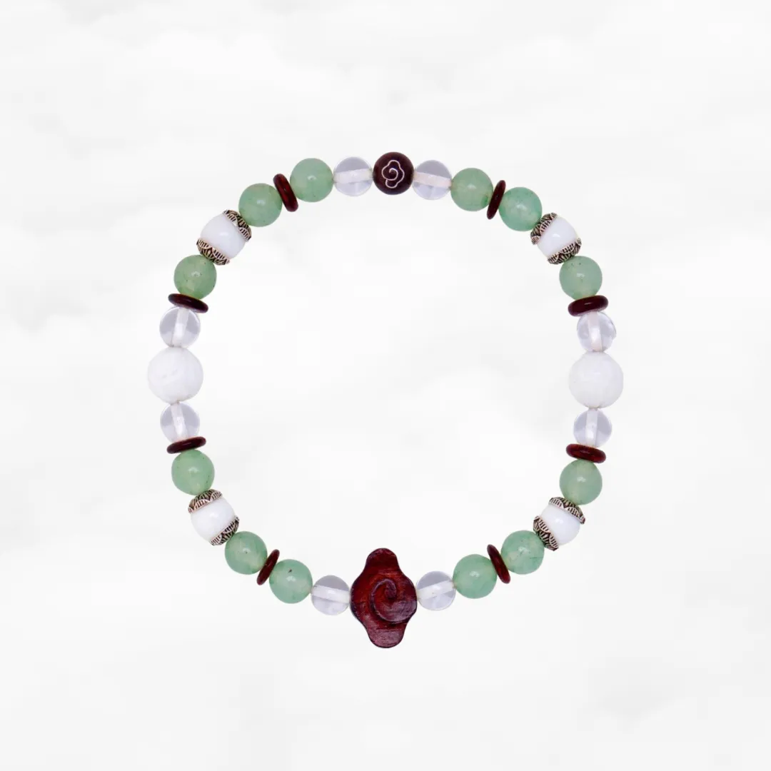 Lotus Pond Beaded Aventurine Bracelet