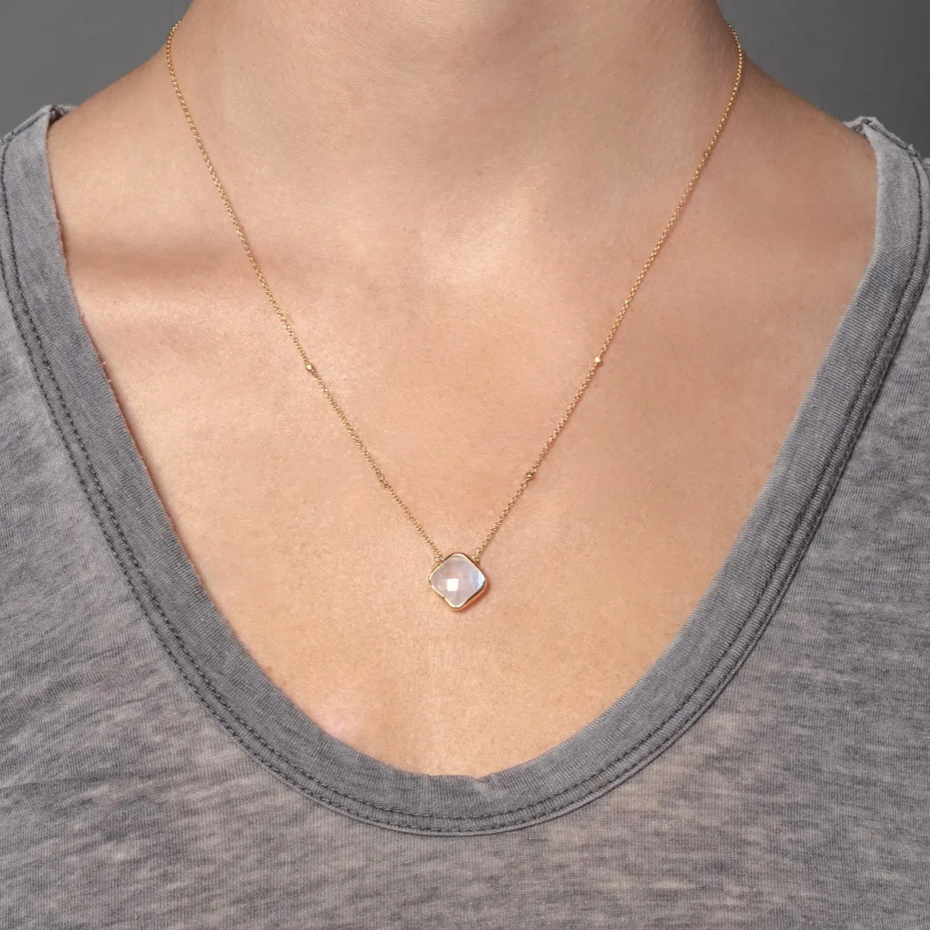 Lucia Moonstone Necklace